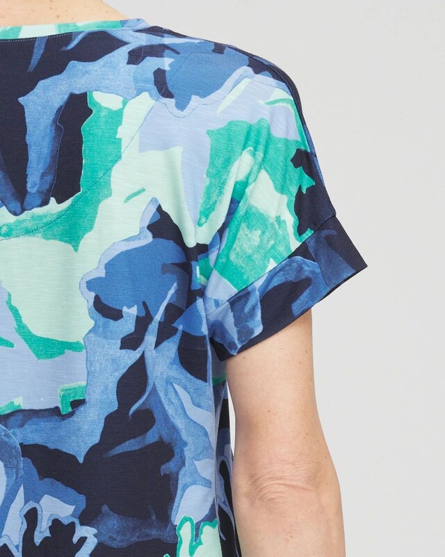 Zenergy Foliage Print Tee - image 4